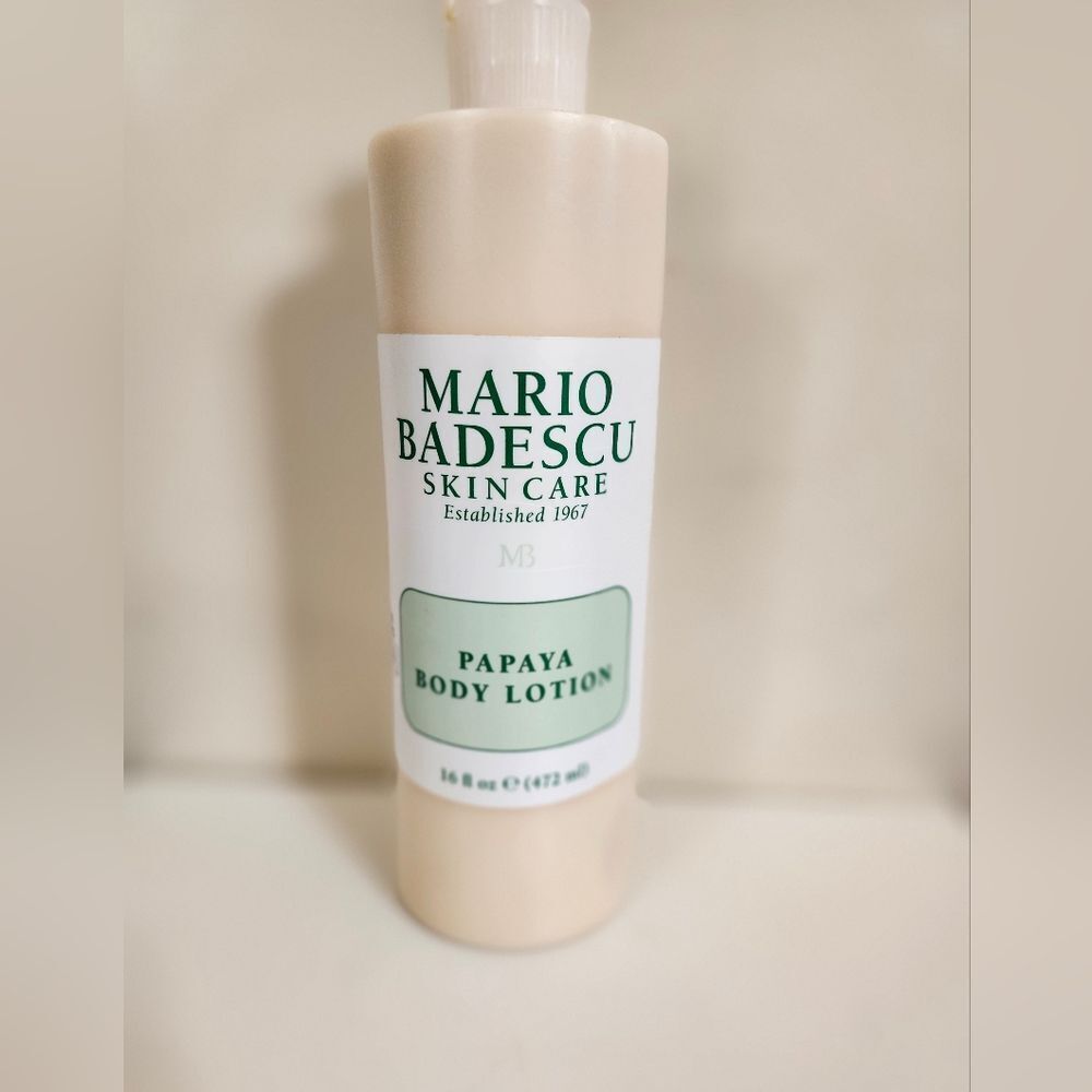 New,Fresh,Unopened Mario Badescu Papaya Body Lotion All Skin Types 16oz /472ml
